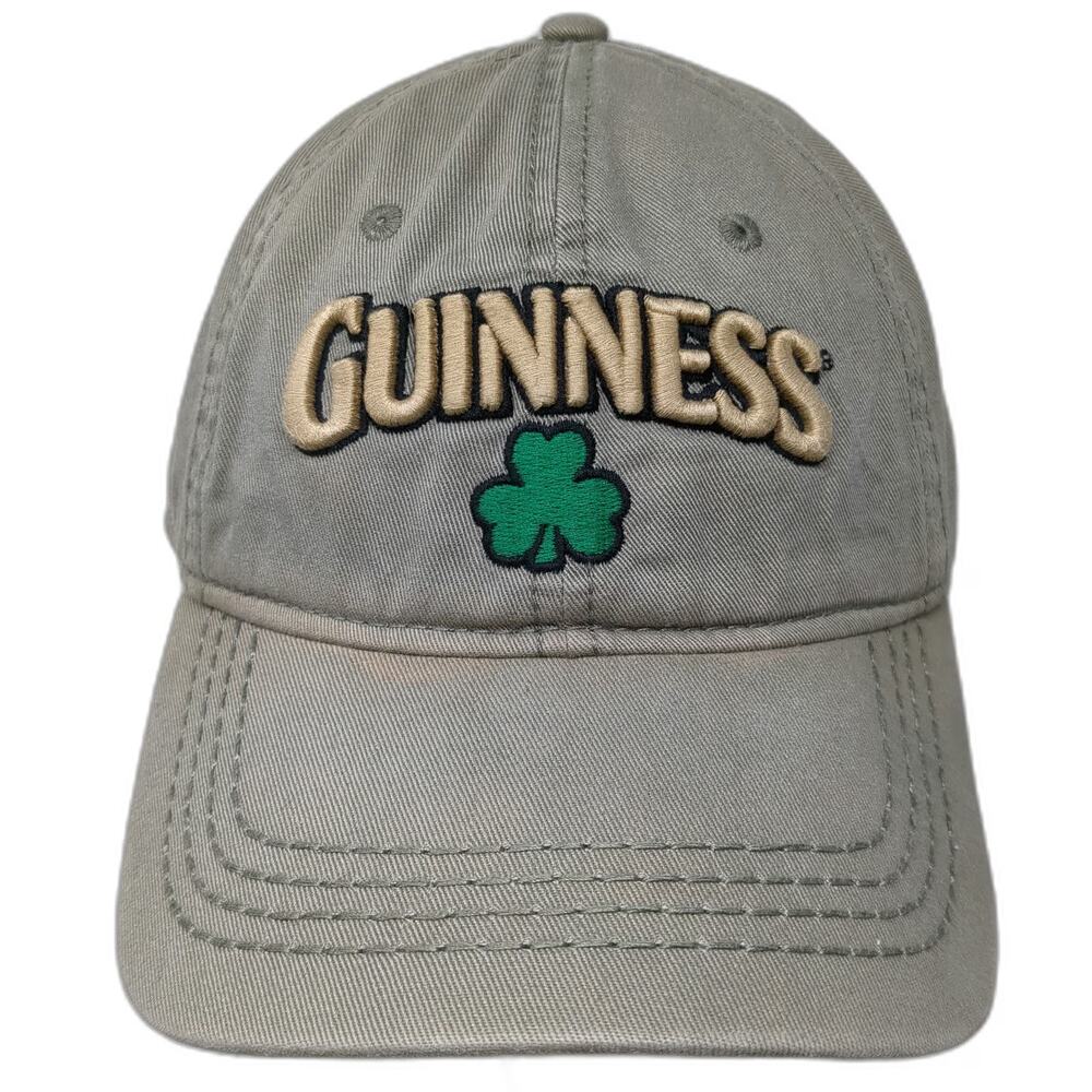 Guinness Baseball Cap Green One Size Snapback Shamrock Signature Irish Beer Hat
